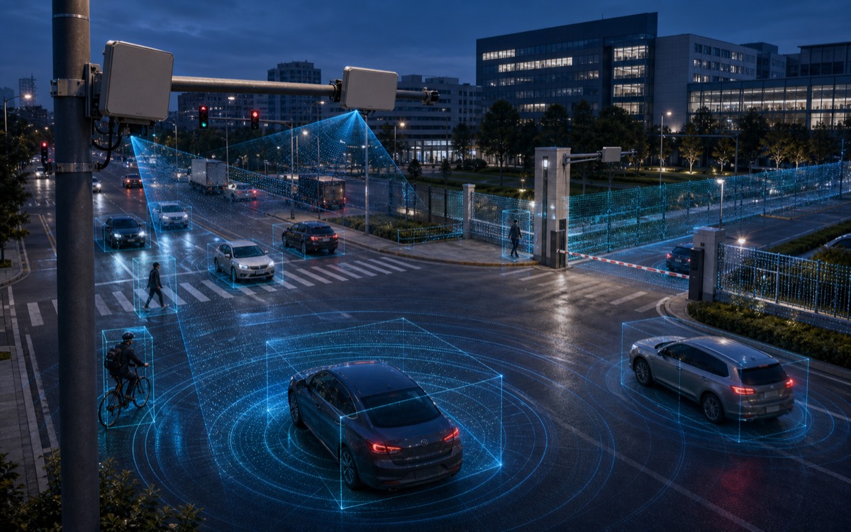Traffic sensing perception scene